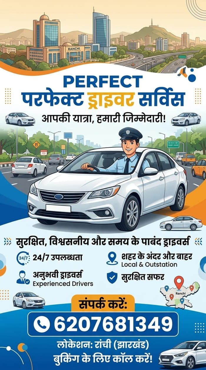 Perfect Driver Service, Call: +916207681349